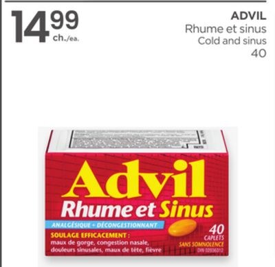 ADVIL Cold and sinus