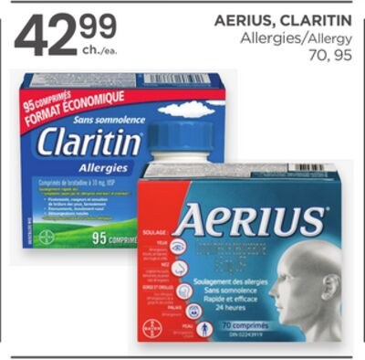 AERIUS, CLARITIN Allergy