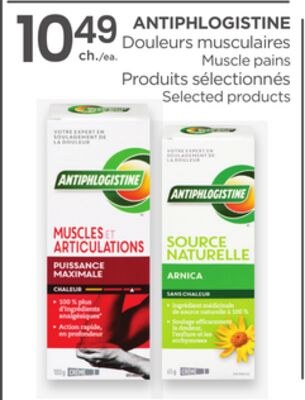 ANTIPHLOGISTINE Muscle pains Selected products