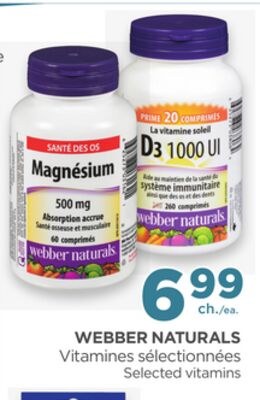 WEBBER NATURALS Selected vitamins