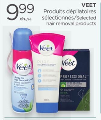 VEET Selected hair removal products