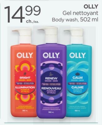 OLLY Body wash, 502 ml