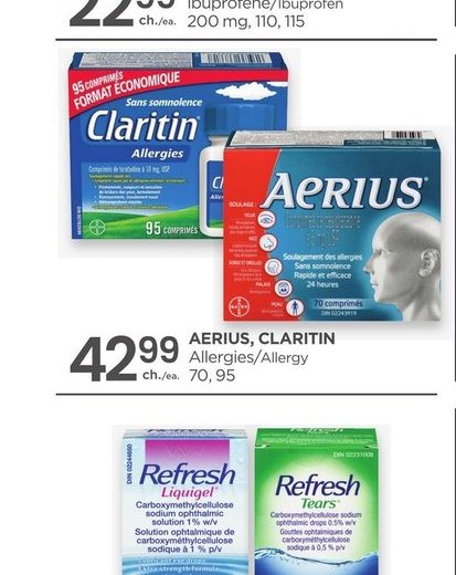 Aerius, Claritin Allergies/Allergy