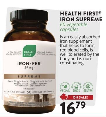 HEALTH FIRST® IRON SUPREME