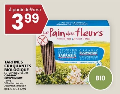 TARTINES CRAQUANTES BIOLOGIQUE LE PAIN DES FLEU…