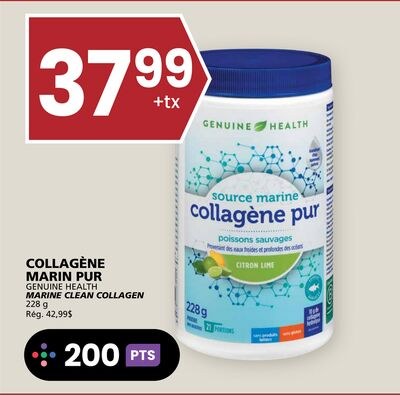 GENUINE HEALTH MARINE CLEAN COLLAGEN