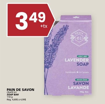 PAIN DE SAVON CRATE 61
