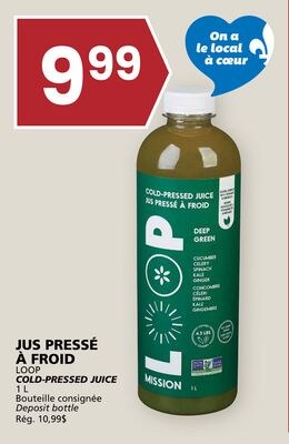JUS PRESSÉ À FROID LOOP
