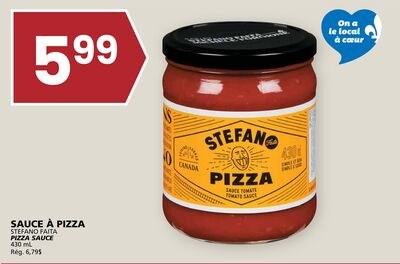 SAUCE À PIZZA STEFANO FAITA