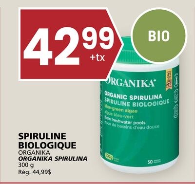 SPIRULINE BIOLOGIQUE ORGANIKA