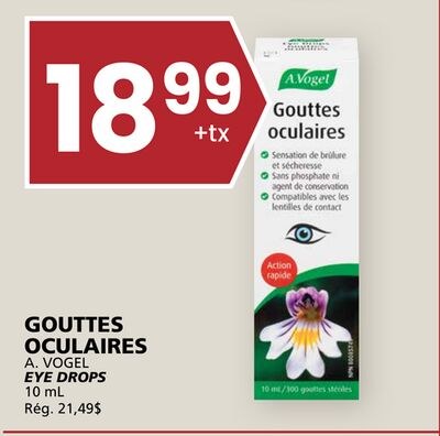 GOUTTES OCULAIRES, A. VOGEL