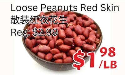 Loose Peanuts Red Skin