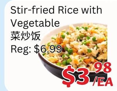 Stir-fried Rice with Vegetable