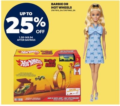 BARBIE OR HOT WHEELS