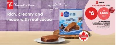 PC® BLUE MENU® FROZEN SMOOTHIE BARS, 6'S