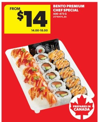 BENTO PREMIUM CHEF SPECIAL, 400-473 G