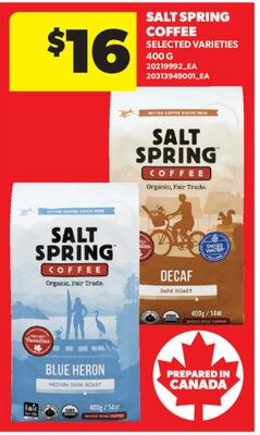 SALT SPRING COFFEE, 400 G