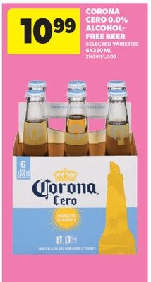CORONA CERO 0.0% ALCOHOL-FREE BEER, 6X330 ML