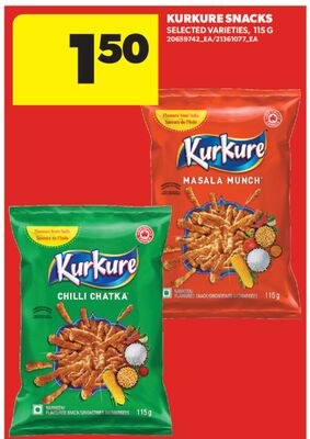 KURKURE SNACKS, 115 G