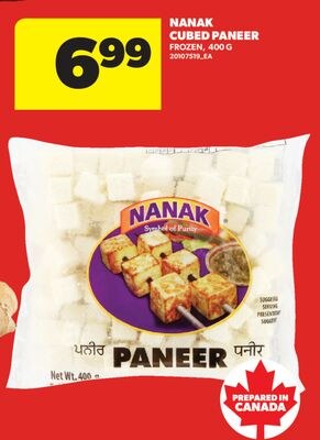 NANAK CUBED PANEER, 400 G