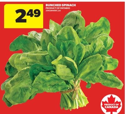 BUNCHED SPINACH
