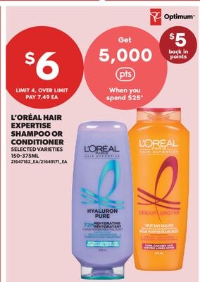 L'OREAL HAIR EXPERTISE SHAMPOO OR CONDITIONER, …