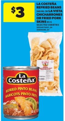 LA COSTEÑA REFRIED BEANS 546 ML OR LA VISTA CHI…