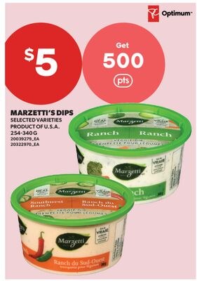 MARZETTI'S DIPS, 254-340 G
