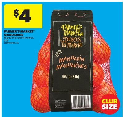 FARMER'S MARKET™ MANDARINS, 2 LB