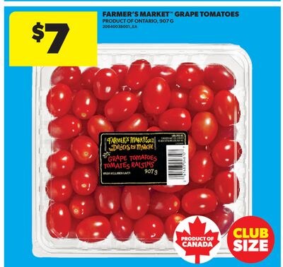 FARMER'S MARKET™ GRAPE TOMATOES, 907 G