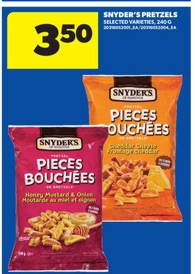 SNYDER'S PRETZELS, 240 G
