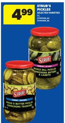 STRUB'S PICKLES, 1 L