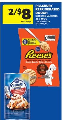 PILLSBURY REFRIGERATED DOUGH, 454-496 G