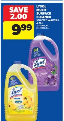 LYSOL MULTI-SURFACE CLEANER, 4.26 G L