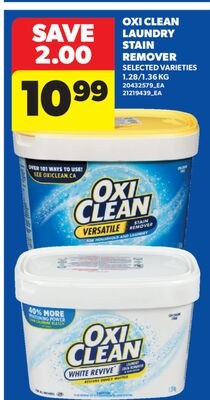OXI CLEAN LAUNDRY STAIN REMOVER, 1.28/1.36 KG