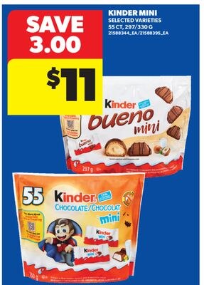 KINDER MINI, 55 CT, 297/330 G