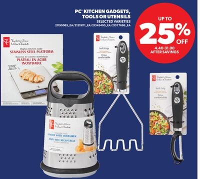 PC® KITCHEN GADGETS, TOOLS OR UTENSILS