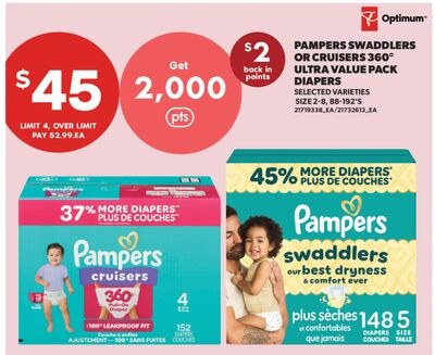 PAMPERS SWADDLERS OR CRUISERS 360° ULTRA VALUE …