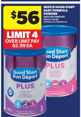 NESTLÉ GOOD START BABY FORMULA POWDER, 942 G / …