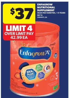 ENFAGROW NUTRITIONAL SUPPLEMENT, 907 G