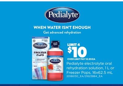 PEDIALYTE ELECTROLYTE ORAL REHYDRATION SOLUTION…