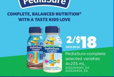 PEDIASURE COMPLETE, 4X235 ML
