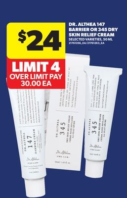 DR. ALTHEA 147 BARRIER OR 345 DRY SKIN REPAIR C…