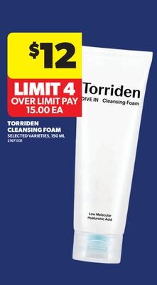 TORRIDEN CLEANSING FOAM
