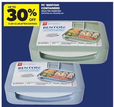 PC® BENTOH! CONTAINERS