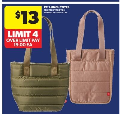 PC® LUNCH TOTES