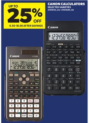 CANON CALCULATORS