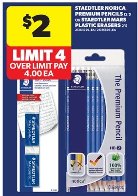 STAEDTLER NORICA PREMIUM PENCILS 12'S OR STAEDT…