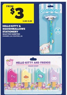 HELLO KITTY & SQUISHMALLOW STATIONERY