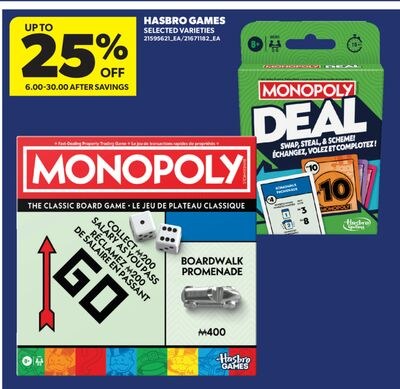 MONOPOLY HASBRO GAMES